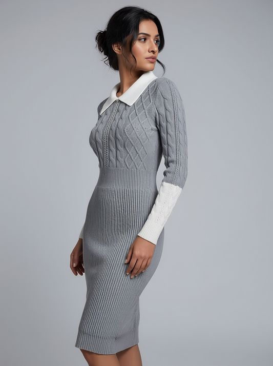 Arctic Luxe Sweater Dress