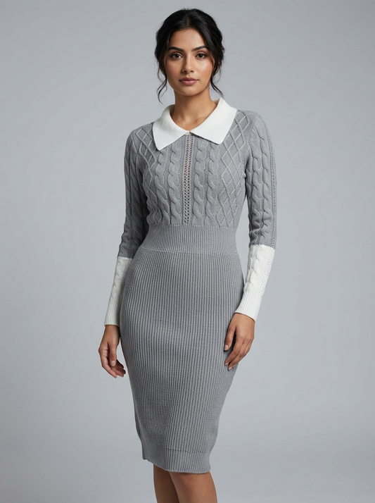 Arctic Luxe Sweater Dress