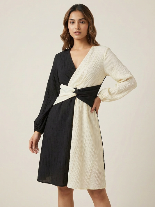 Yin & Yang Wrap Dress